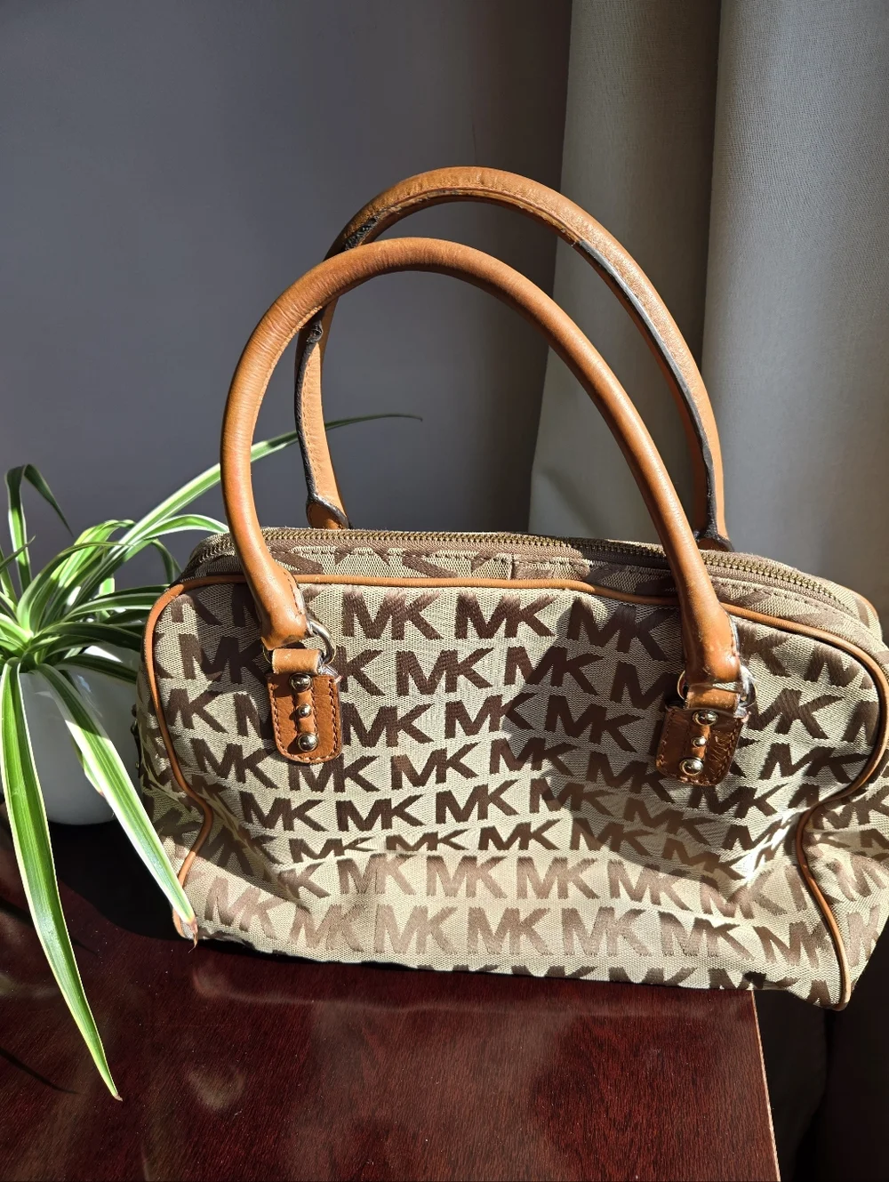 ​🌻 DESCRIPTION: The "Spring Fling" MK Satchel 🌻 - Picture 3 of 16